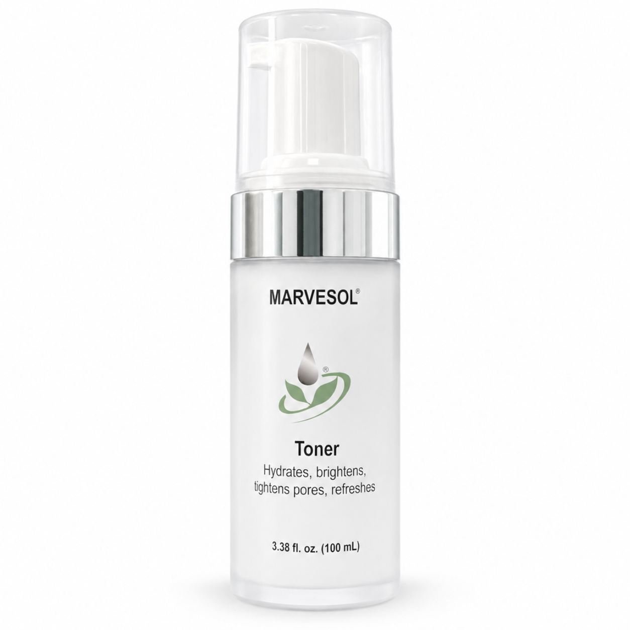 Marvesol toner bottle on a white background